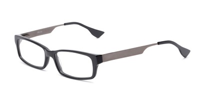 Angle of Prospect by felix + iris in Gunmetal Grey, Women's and Men's Rectangle Reading Glasses