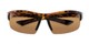 Folded of The Roster Bifocal Reading Sunglasses in Tortoise with Amber