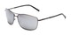 Angle of The Ryker Bifocal Reading Sunglasses in Grey with Silver Mirror, Women's and Men's Aviator Reading Sunglasses