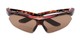 Folded of The Topsail Bifocal Reading Sunglasses in Tortoise with Amber