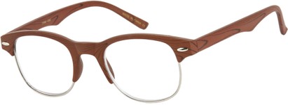 Angle of The Cromwell in Brown Wood/Silver, Women's and Men's  