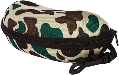 Angle of Large Camouflage Case  in Brown Camo, Women's and Men's  Hard Cases