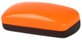 Angle of Large Colorblock Case in Orange/Black, Women's and Men's  Hard Cases