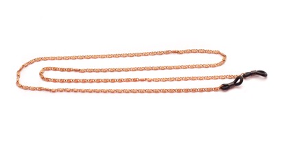 Angle of Baltimore Reading Glasses Chain in Copper, Women's and Men's  Neck Chains