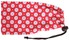 Angle of Printed Glasses Pouch #255 in Pink Bubble Dot Print, Women's and Men's  
