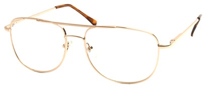 Angle of The Wallace in Gold Frame, Women's and Men's  