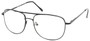 Angle of The Wallace in Grey and Black Frame, Women's and Men's  