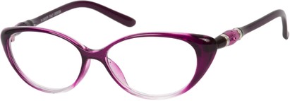 Angle of The Marissa in Purple Fade, Women's and Men's  
