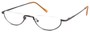 Angle of The Lynwood in Bronze, Women's and Men's Round Reading Glasses