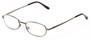 Angle of The Libra in Gunmetal, Women's and Men's Oval Reading Glasses