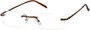 Angle of The Gates in Bronze, Women's and Men's Rectangle Reading Glasses