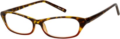 Angle of The Janine in Tortoise/Red, Women's and Men's  