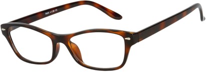 Angle of The Lawry in Tortoise, Women's Cat Eye Reading Glasses