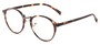 Angle of The Rory in Glossy Tortoise, Women's and Men's Round Reading Glasses