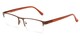 Angle of The Asher in Bronze/Brown, Women's and Men's Rectangle Reading Glasses