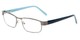 Angle of The Coffee in Grey/ Navy/ Blue, Women's and Men's Rectangle Reading Glasses