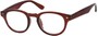Angle of The Clay in Red, Women's and Men's Round Reading Glasses