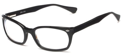 Angle of Talbott by felix + iris in Black, Women's and Men's Square Reading Glasses