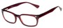 Angle of Talbott by felix + iris in Burgundy Red, Women's and Men's Square Reading Glasses