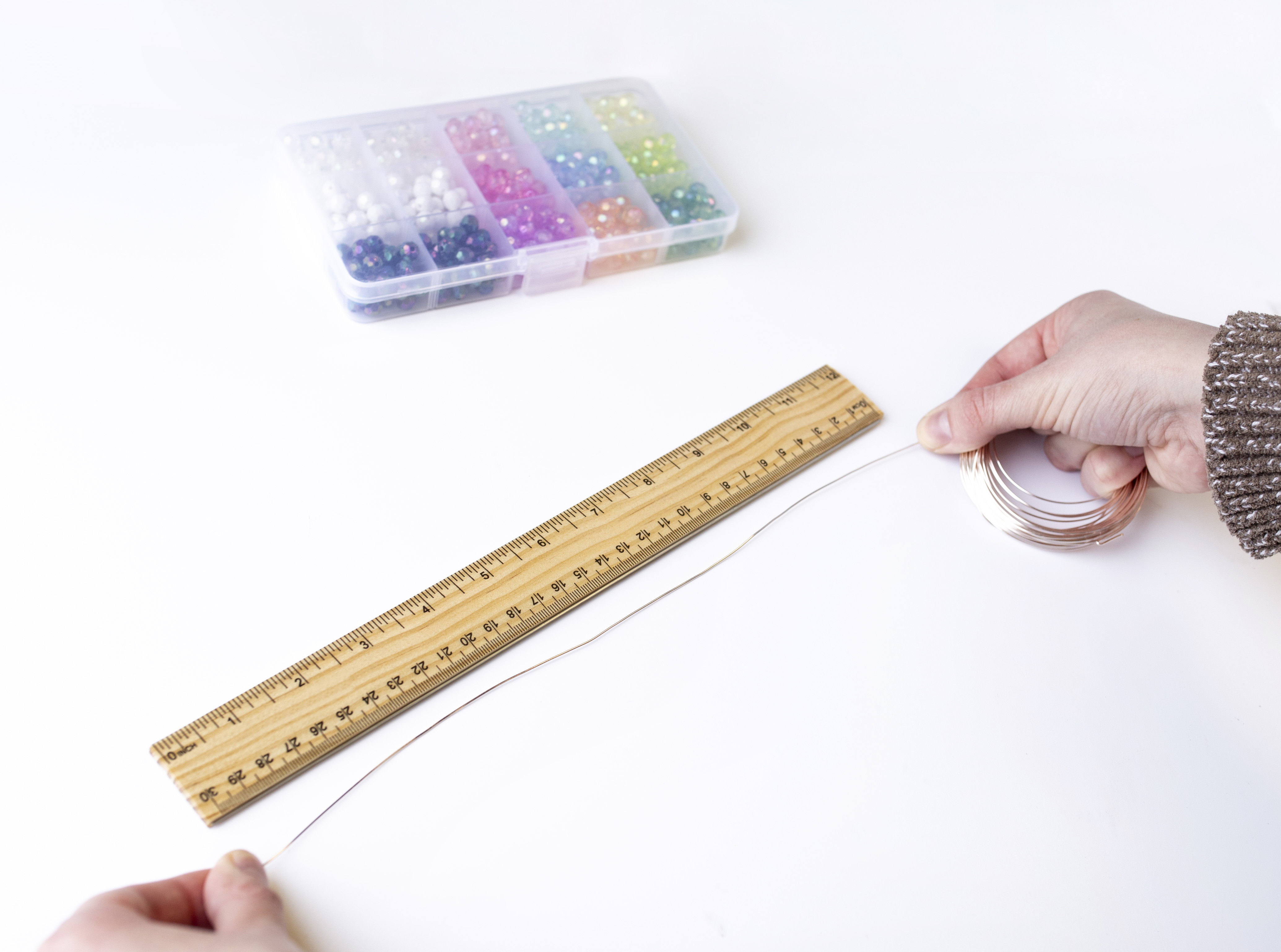 ruler and wire measurement