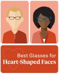 best glasses for heart shaped faces