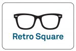 retro square glasses for round faces