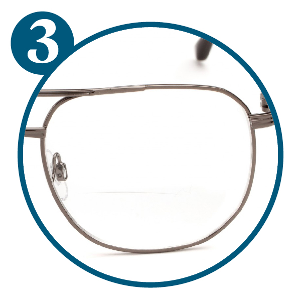 glasses diagram - lens