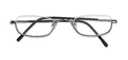 semi-rimless reading glasses