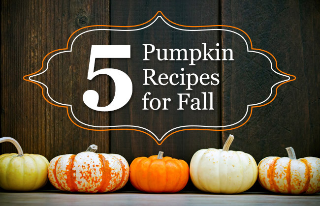 5 Pumpkin Recipes for Fall