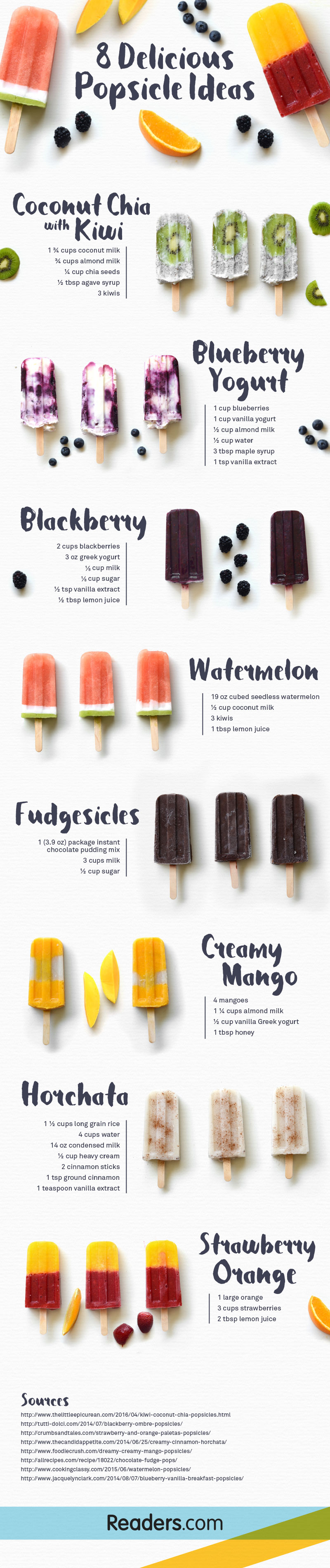8 Delicious Popsicle Recipes