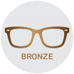Bronze Frame Reading Glasses