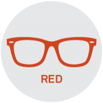 Red Frame Reading Glasses