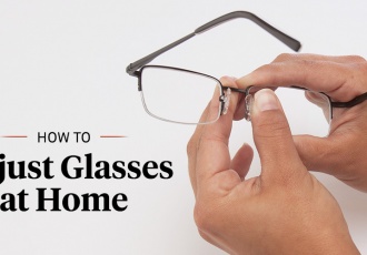 How to Adjust Glasses at Home