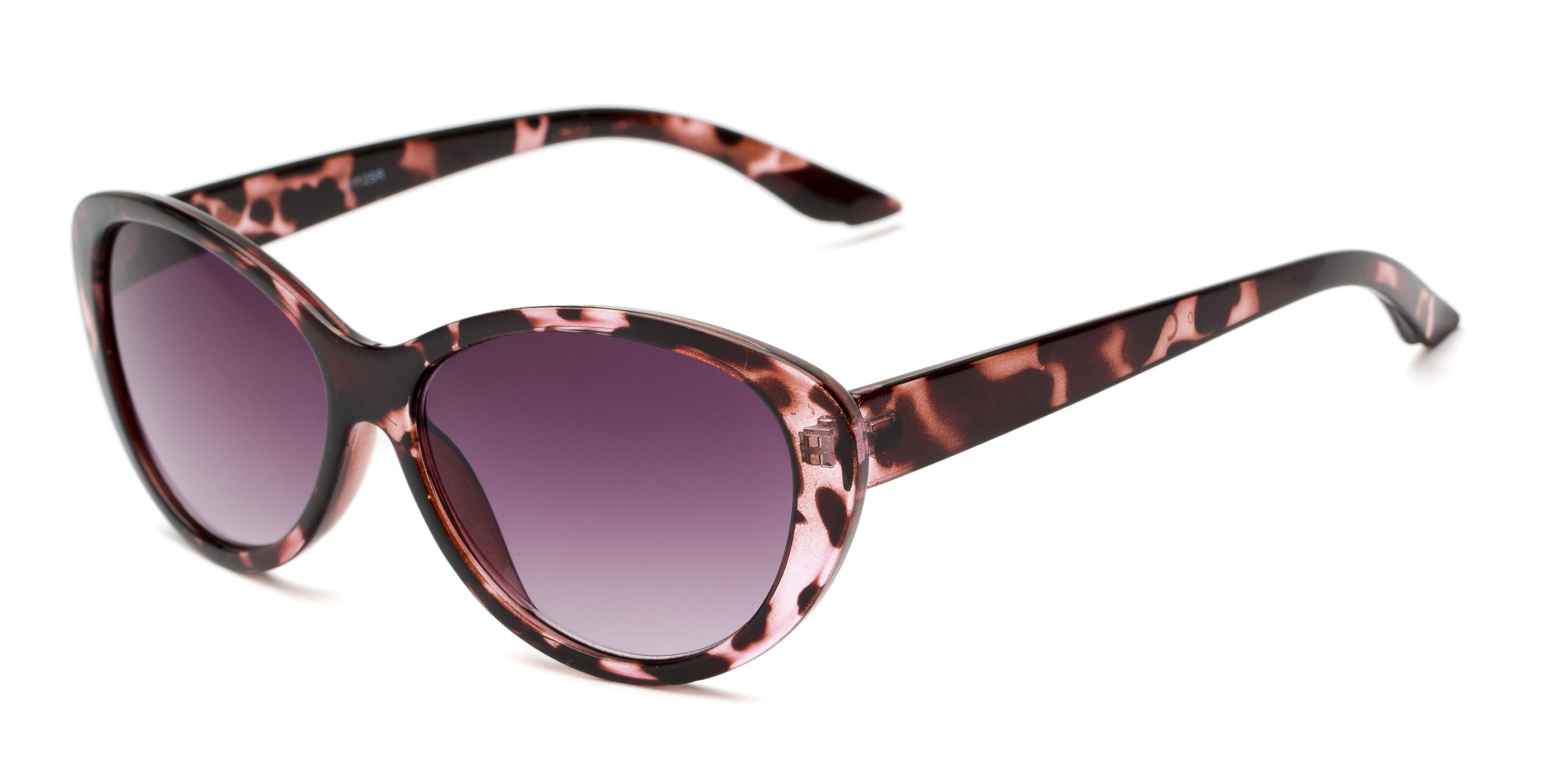 Readers The Mary Reading Sunglasses Woman Pink Tortoise with Smoke Size 3.50