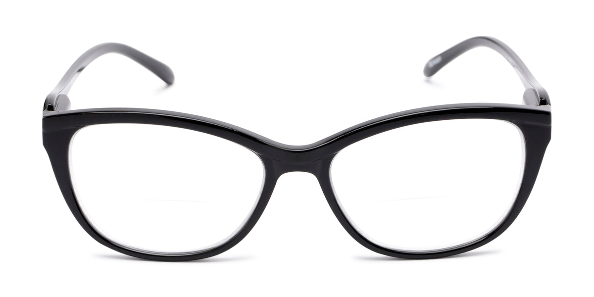 Lunettes De Soleil ROCCO Designer Noir Brillant - Bifocales 1.0 Reader, Neuves Avec étiquettes
