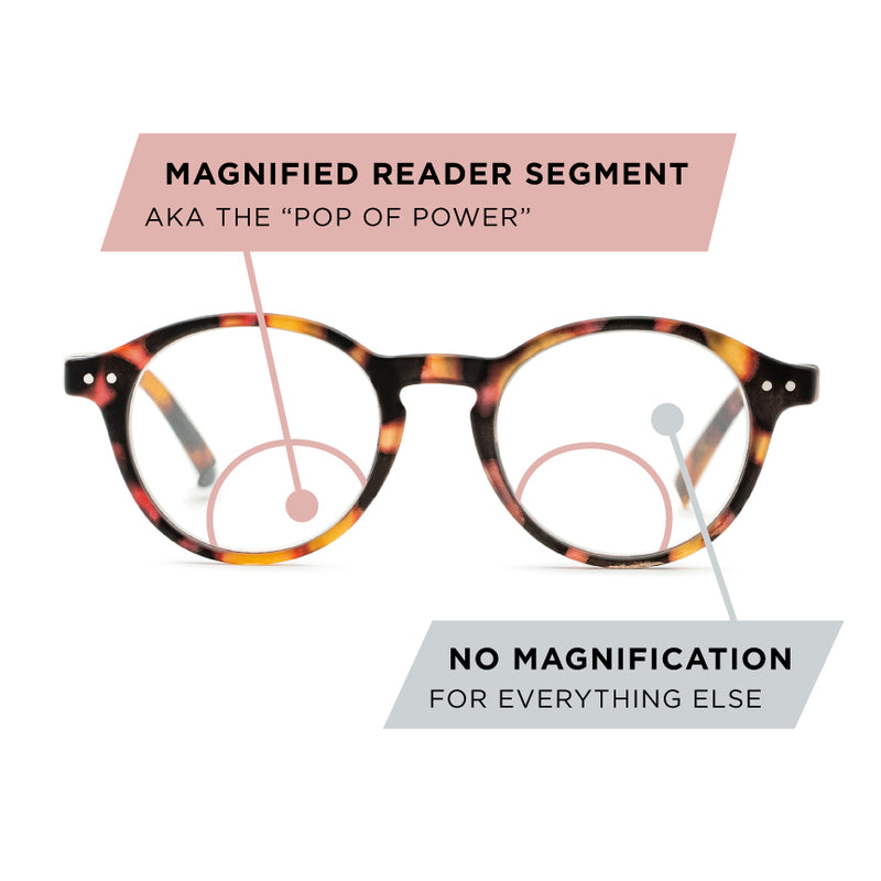 Blue Light Reading Glasses - Everett Pop of Power™ Bifocal-Styles - Bifocal - Image 7