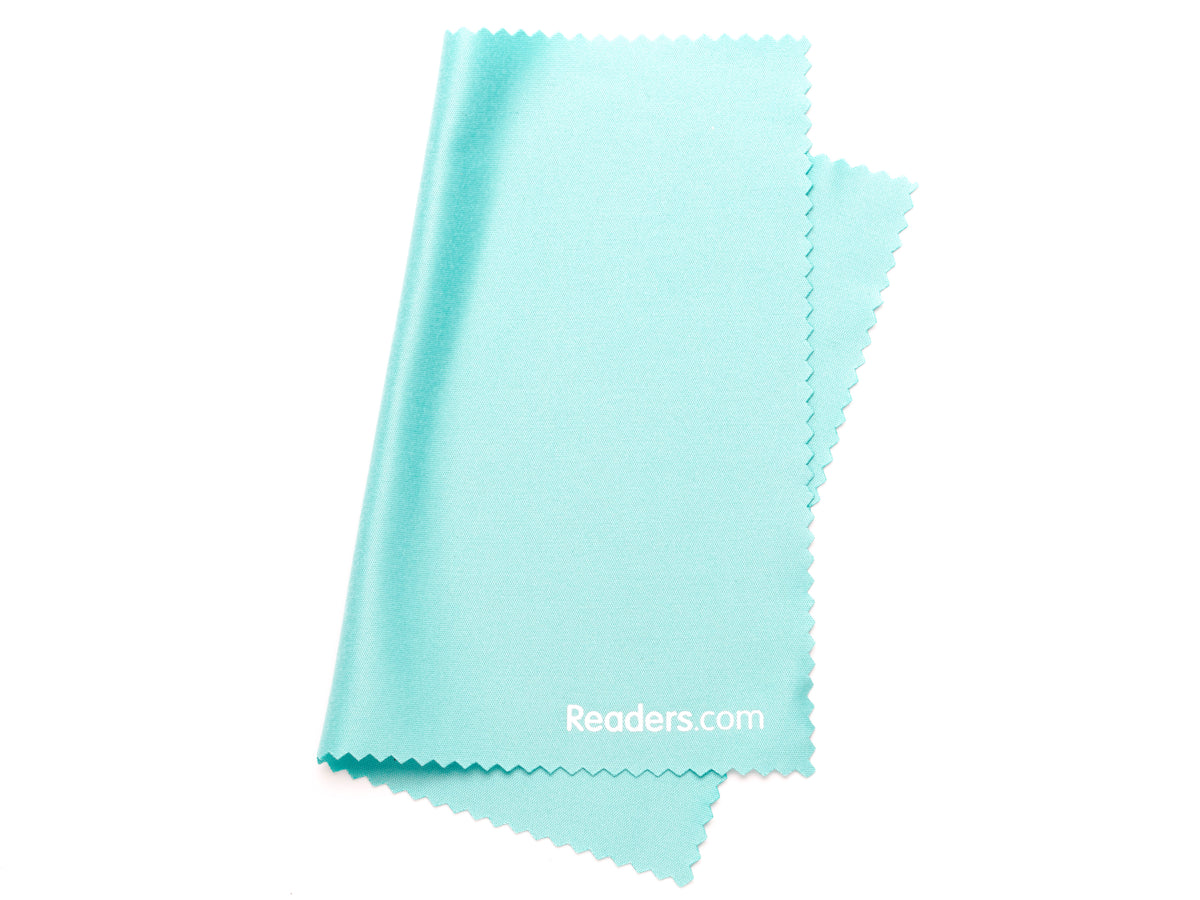 Microfiber Lens Cleaning Cloth - Cleaning Cloths - Mint Green | Readers.com