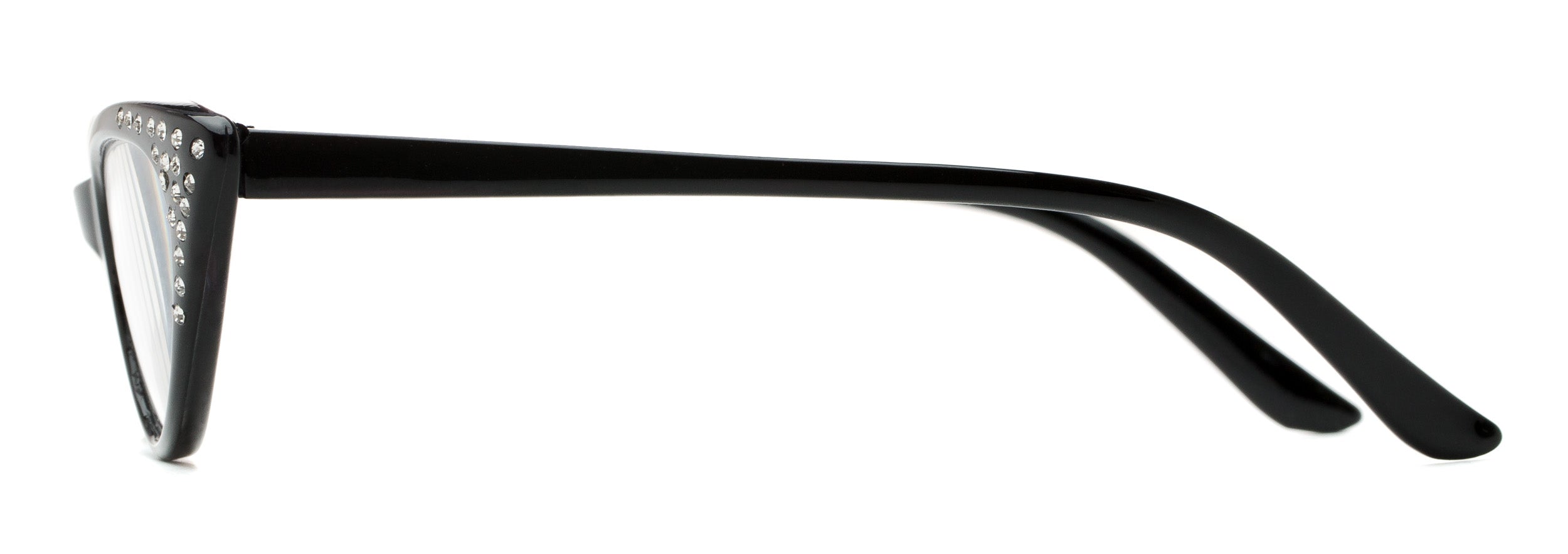 Rose Ab Rainbow Swirls Reading Glasses With Fine European Crystals – Women's Multi-Color Frames