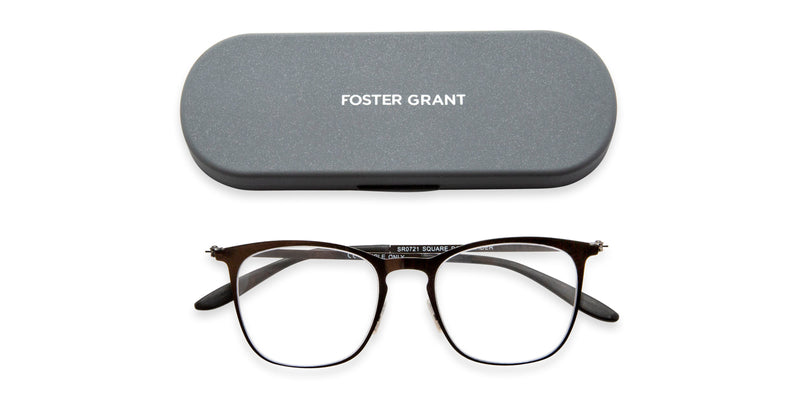 Blue Light Reading Glasses - The Liam Super Flat Blue Light Glasses by Foster Grant® - Unmagnified - Image 6