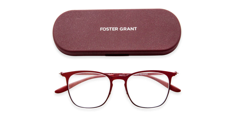 Blue Light Reading Glasses - The Liam Super Flat Blue Light Glasses by Foster Grant® - Unmagnified - Image 6