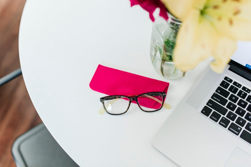 Soft Cases/Pouches - The Felt Reading Glasses Pouch - Blue - Image 3