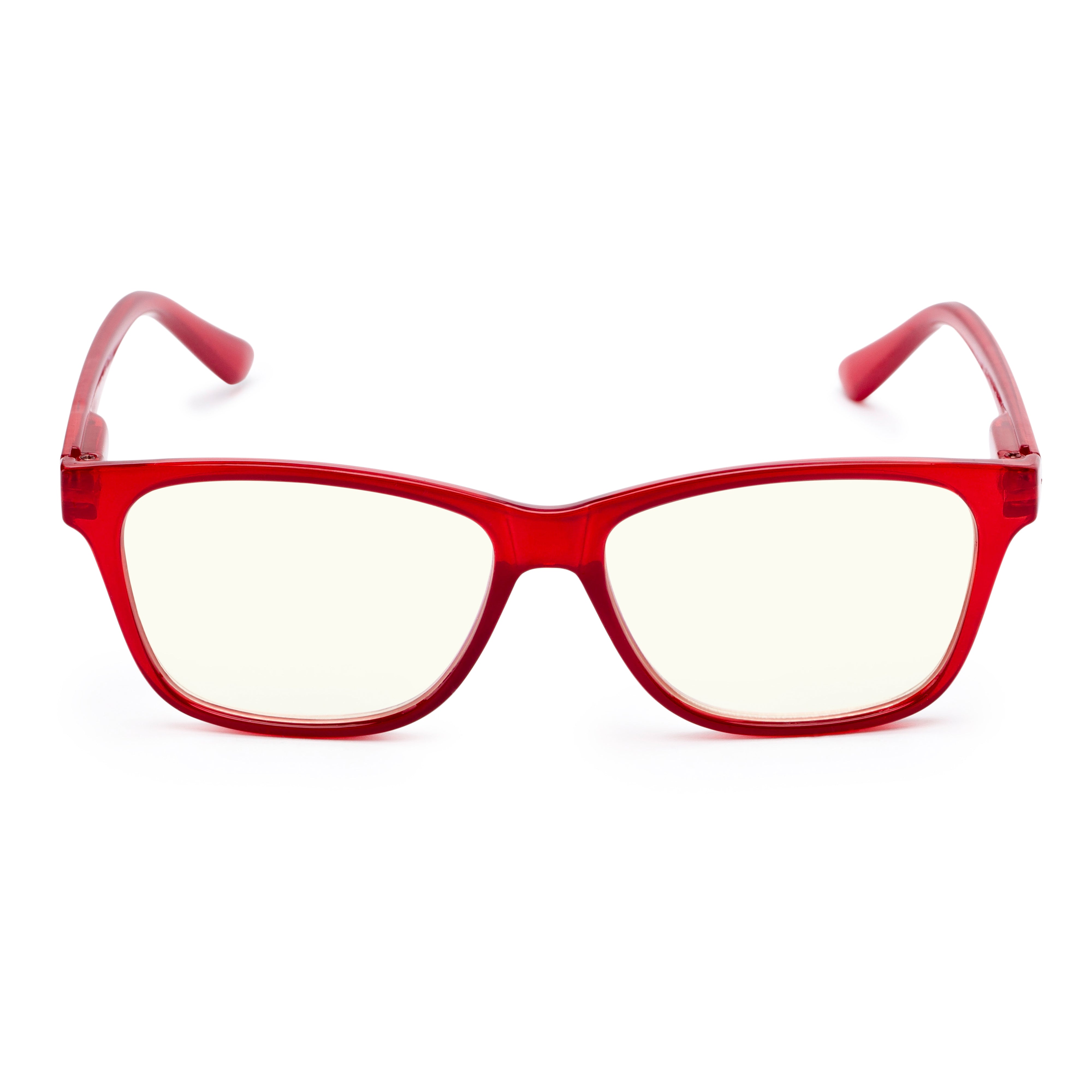 Subte Blue Filter The Francis Blue Light Reader - Reading Glasses - Fully Magnified - Red ...