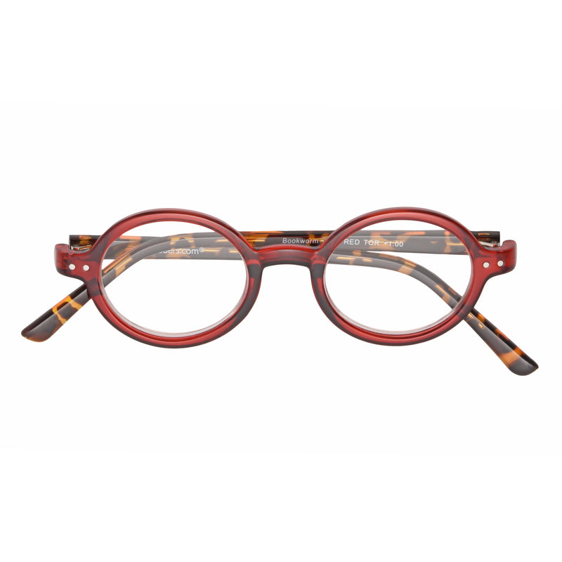 The Bookworm, Brown Tortoise/Black, Size: 3.25