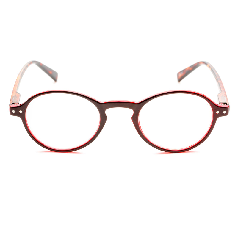 The Reading Glasses Lunettes de Lecture Rouge Marron Foncé Lecteurs Grand Designer Style Hommes Charnières Ressort R51-Z 2,50 The Reading Glasses Lunettes de Lecture Rouge Marron Foncé Lecteurs Grand Designer Style Hommes Charnières Ressort R51-Z 2,50