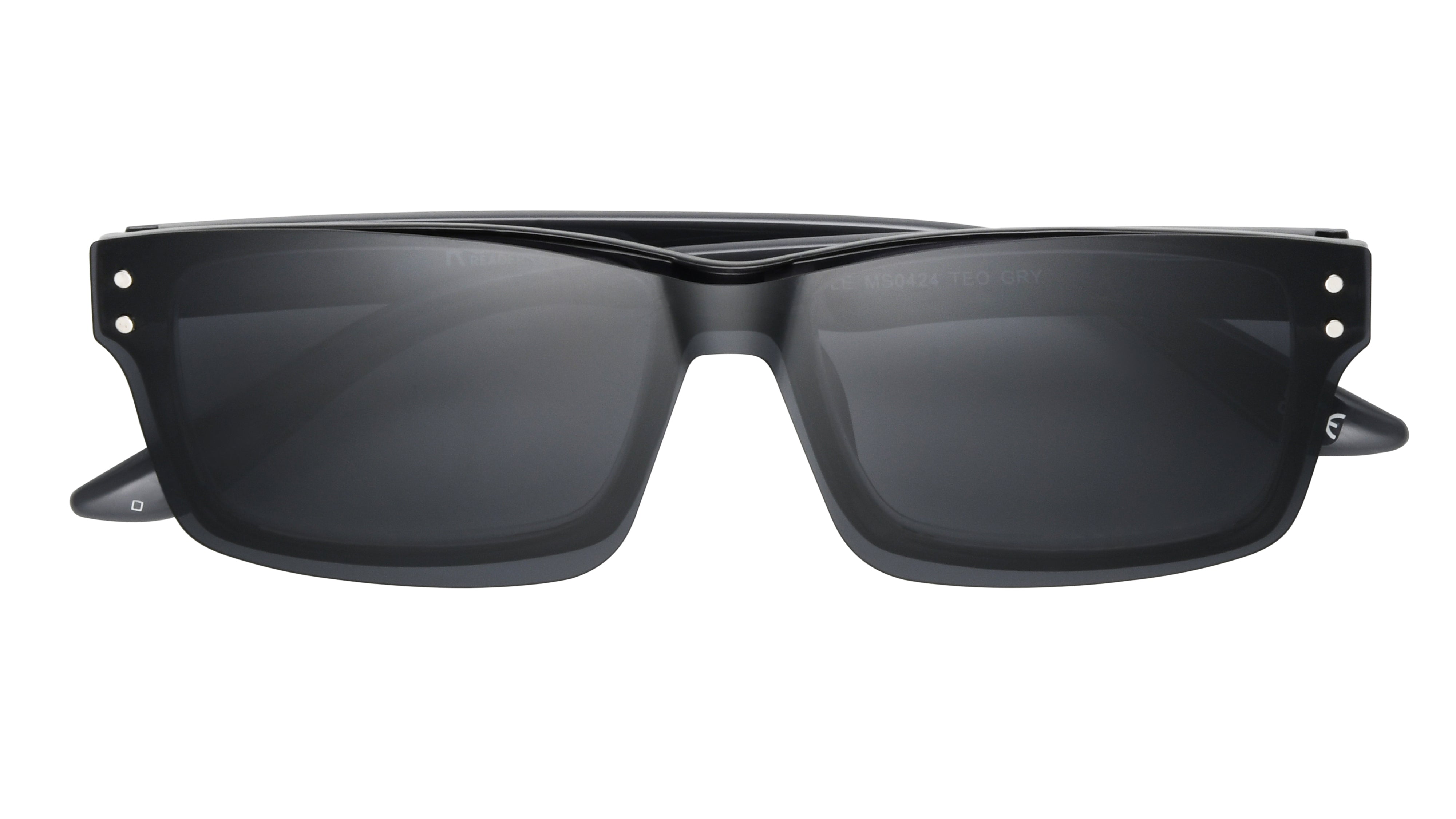 The Teo - Reading Glasses - Fully Magnified - Grey | Readers.com