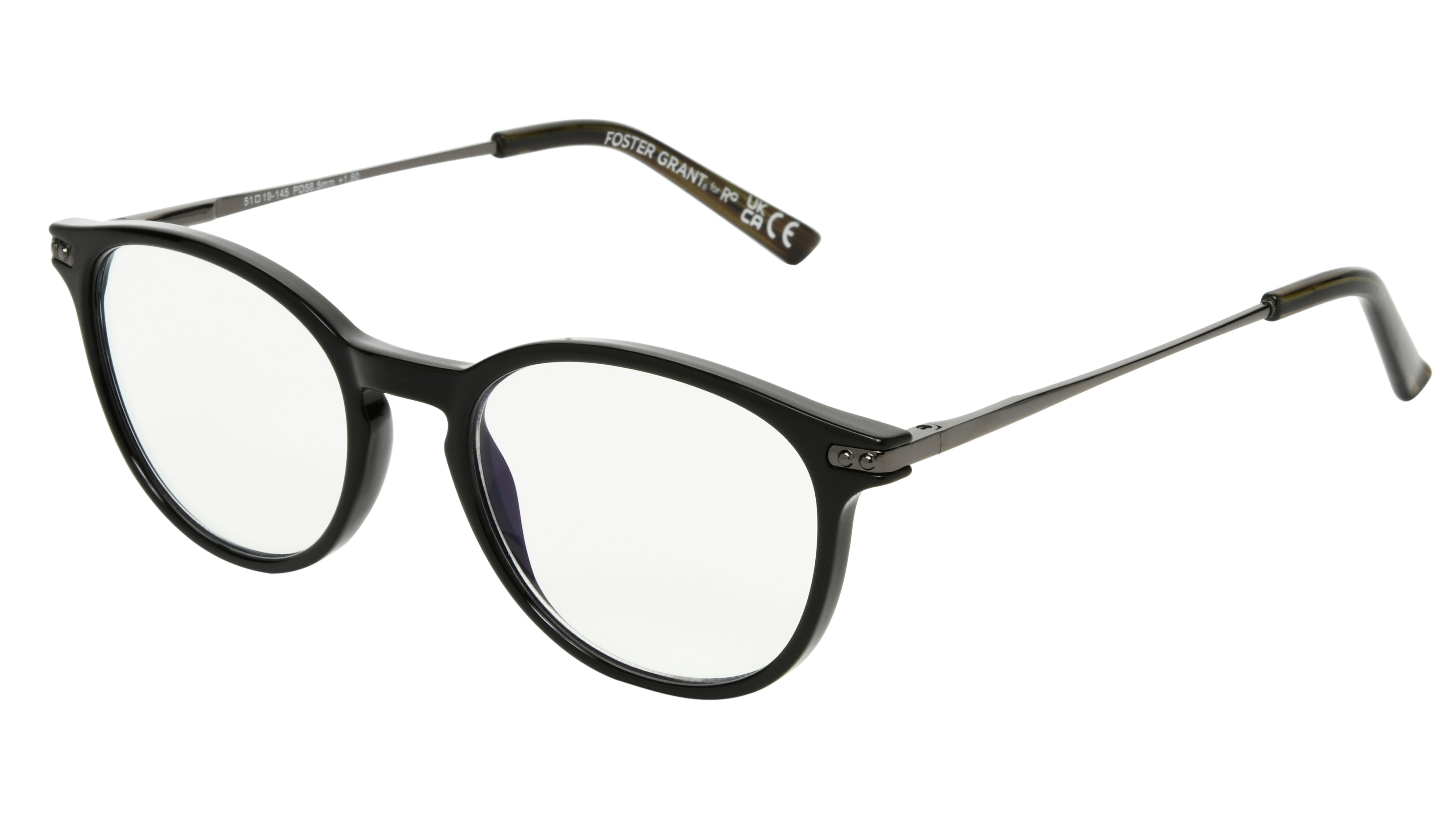 The Tristan Large - Reading Glasses - Fully Magnified - Brown
