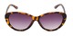 Front of The Mary Reading Sunglasses in Brown Tortoise with Smoke