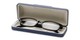 Side of Reading Glasses Case #906 in Blue