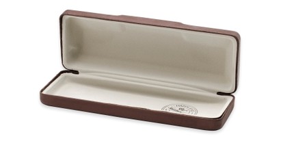 Front of Reading Glasses Case #906 in Bronze
