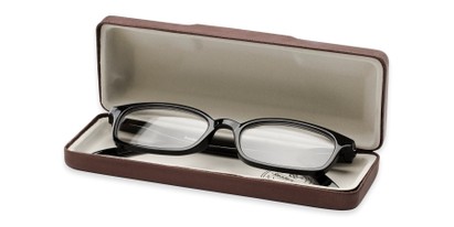 Side of Reading Glasses Case #906 in Bronze